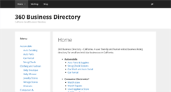 Desktop Screenshot of 360businessdirectory.com